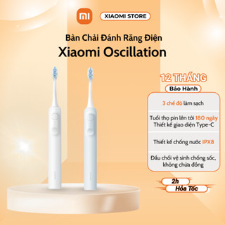 Bàn chải đánh răng điện thông minh Xiaomi Oscillation - Bảo Hành Chính Hãng 12 Tháng