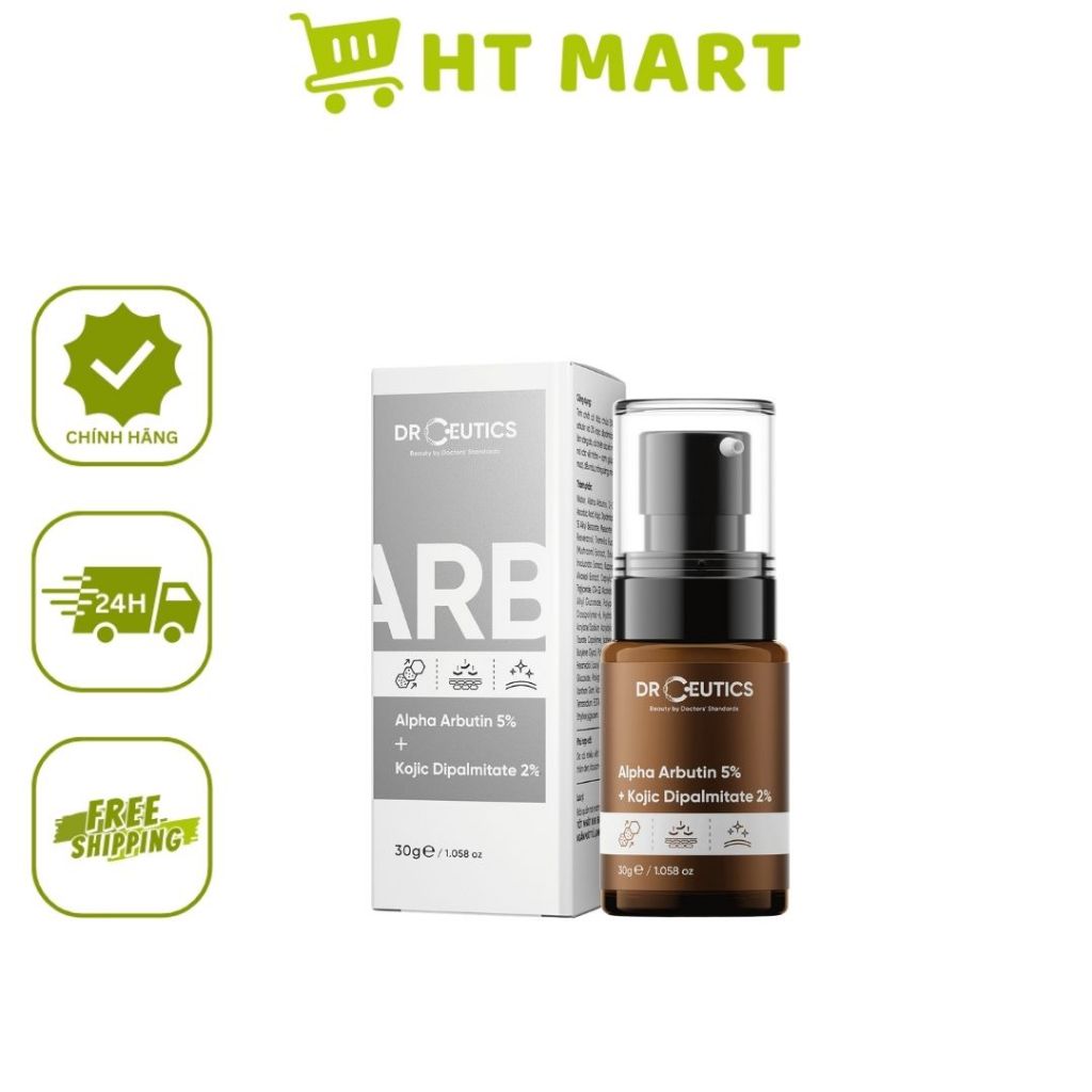 Serum Alpha Arbutin Làm Sáng Da Mờ Nám Alpha Arbutin 5% Và Kojic Dipalmitate 2% Dr ceutics 30gram