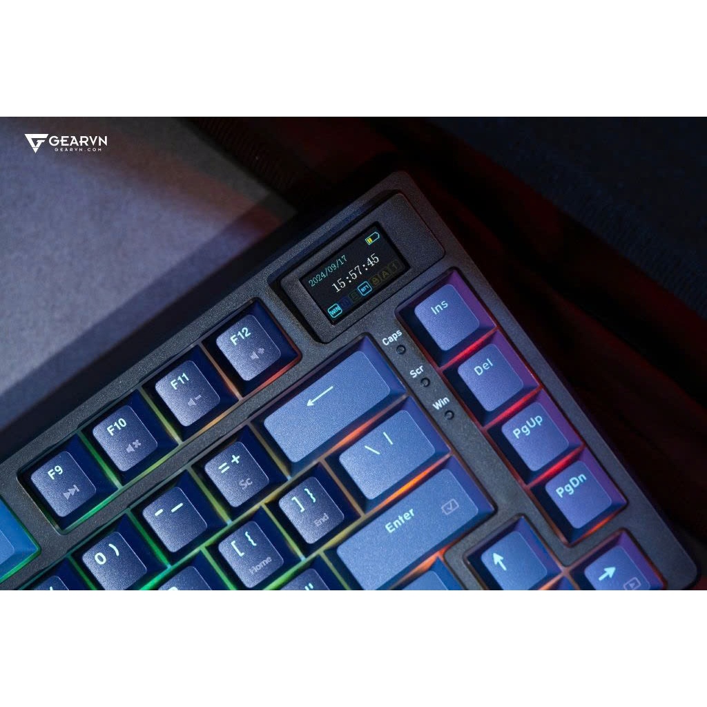 Bàn phím cơ E-Dra không dây EK375 PRO| Hotswap 5 pin| Keycap PBT| Led RGB| Bảo hành chính hãng 2 năm | BigBuy360 - bigbuy360.vn