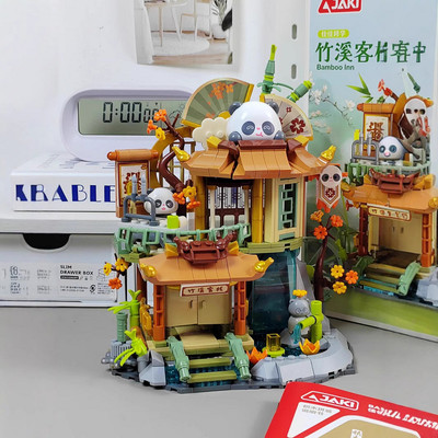 Đồ chơi lắp ráp mô hình nhà - Bạn cùng lớp Jia Jia - Nhà trọ Zhuxi LOZ mini