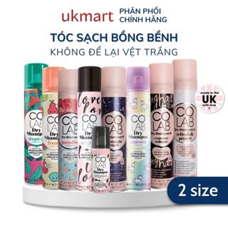 Dầu Gội Khô COLAB UK 200ml Dưỡng Tóc Sạch Bồng Bềnh Vào Nếp Sau 5 Giây