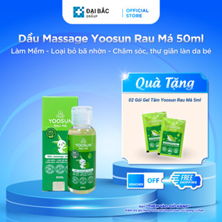 DẦU MASSAGE YOOSUN RAU MÁ làm mềm loại bỏ bã nhờn chăm sóc và thư giãn làn da cho bé - 50ML