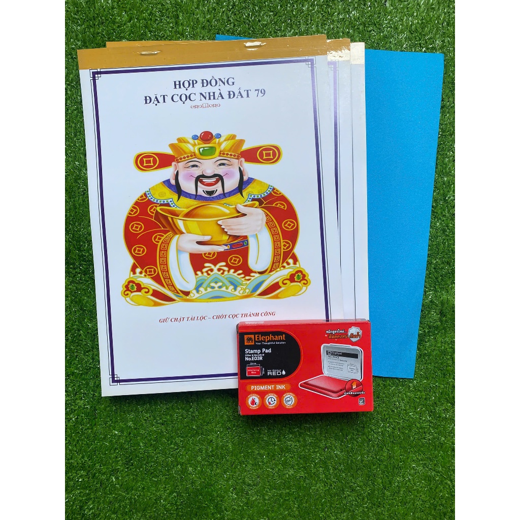 3 CUỐN SỔ ĐẶT CỌC NHÀ ĐẤT -TẶNG KÈM COMBO MỖI ĐƠN