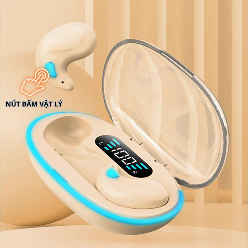 Tai nghe ngủ x55 có âm thanh nổi HIFI cùng với Mic tích hợp chống nước và khử tiếng ồn cho tai nghe điều khiển cảm ứng | BigBuy360 - bigbuy360.vn