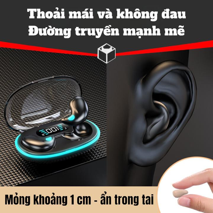 Tai nghe ngủ x55 có âm thanh nổi HIFI cùng với Mic tích hợp chống nước và khử tiếng ồn cho tai nghe điều khiển cảm ứng | BigBuy360 - bigbuy360.vn