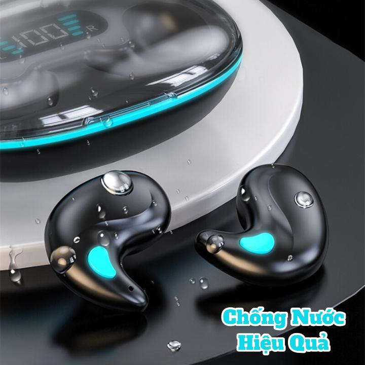 Tai nghe ngủ x55 có âm thanh nổi HIFI cùng với Mic tích hợp chống nước và khử tiếng ồn cho tai nghe điều khiển cảm ứng | BigBuy360 - bigbuy360.vn