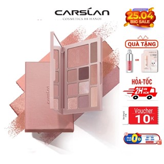 Bảng Phấn Mắt CARSLAN 10 Màu đa Chức Năng Phấn bắt sáng Tạo khối Phấn má hồng 12g