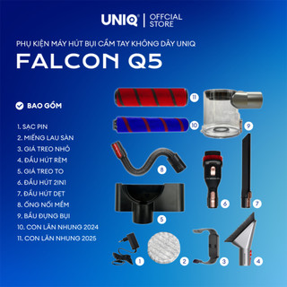  Phụ Kiện Máy Hút Bụi UNIQ Falcon Q5 Cầm Tay Không Dây Chính Hãng  link 2  