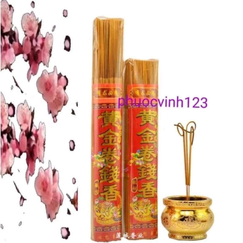 Nhang Thần Tài  Nhang Cuốn Tàn