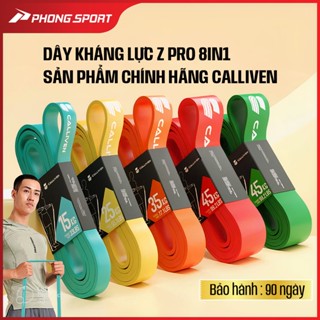 Dây kháng lực tập gym Z Pro 8 IN 1 Phongsport - Combo mua kèm phụ kiện hỗ trợ tập tay chân ngực tại nhà