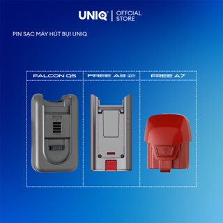 Pin sạc máy hút bụi cầm tay không dây gia đình UNIQ Free A7/ Ultra/ Falcon Q5/ A9 pro mini hút sofa giường đệm lông thú