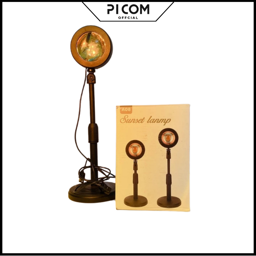 Đèn Hoàng Hôn Sống Ảo 4 Màu PICOM Sunset Lamp
