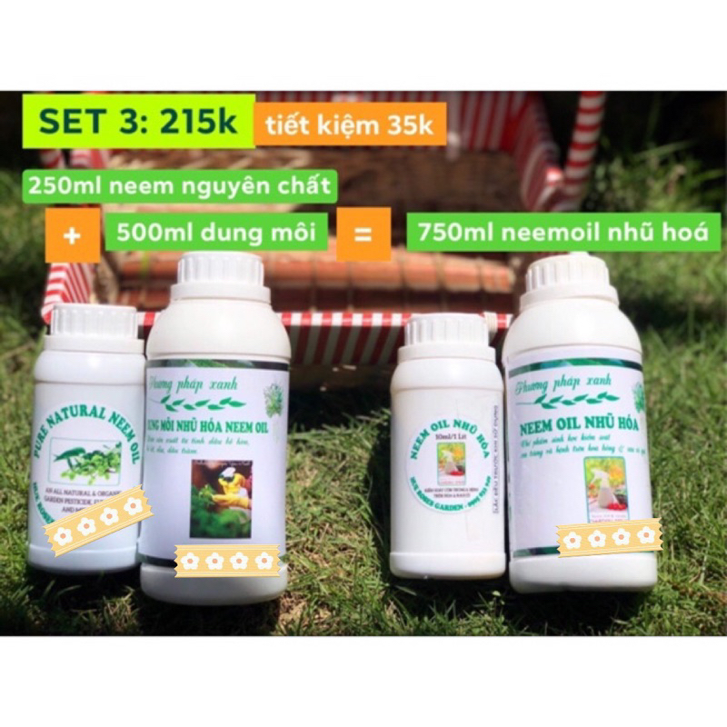 COMBO TỰ NHŨ HOÁ NEEM SET 3 750ml
