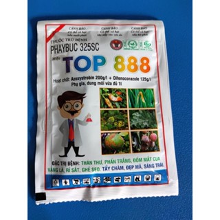  Thuốc trừ Nấm Bệnh cây trồng Top 888_ Trị thán thư phấn trắng đốm mắt cua vàng lá rỉ sắt ghẻ sẹo 