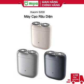 Máy Cạo Râu Xiaomi S200 máy cạo râu điện 2 Lưỡi Kép Cao Cấp Thế Hệ Mới, Sạc Type-C, Thân Máy Chống Nước