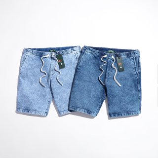 [bigsizemen] Quần short jean lưng thun form thời trang bigsize nam cỡ đại 140kg