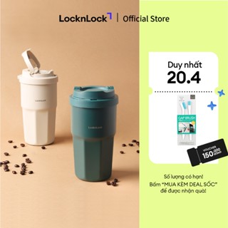 Bình giữ nhiệt LocknLock Vacuum Coffee Tumbler 460ml 2 màu bằng thép không gỉ 316L sơn tĩnh điện LHC3329