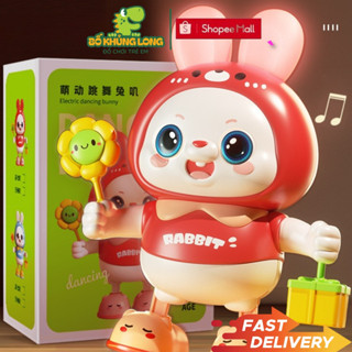 Đồ Chơi Thỏ Nhảy Múa Robot Nhảy Múa Con Thỏ Thỏ Nhún Nhảy Thỏ Nhảy Thỏ Biết Nhảy Nhảy Múa Thỏ Cầm Hoa