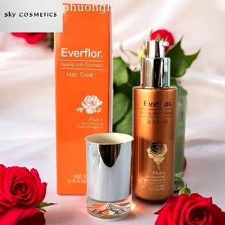 Tinh Dầu Dưỡng Tóc Bóng Mượt EVERFLOR 70ml Phục Hồi Tóc Hư Tổn, Ngăn Rụng, Chống Xơ Rối