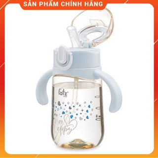 Bình tập uống nước Sippy 2 250ml nhựa PPSU phao 360 độ Fatz Baby