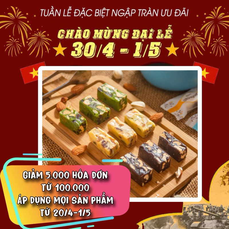 KẸO HẠNH PHÚC ( KẸO NOUGAT)