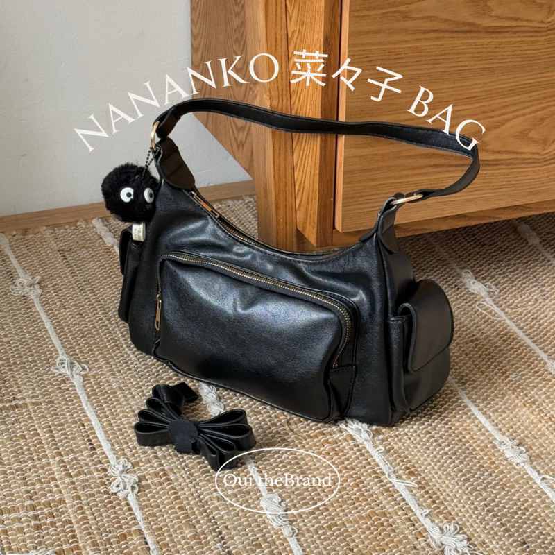 [ Tặng Charm Susu ] 𝗡𝗮𝗻𝗮𝗸𝗼 ななこ 𝗛𝗼𝗯𝗼 𝗕𝗮𝗴 - Túi Hobo Năng Động Nanako ( Ouithebrand )