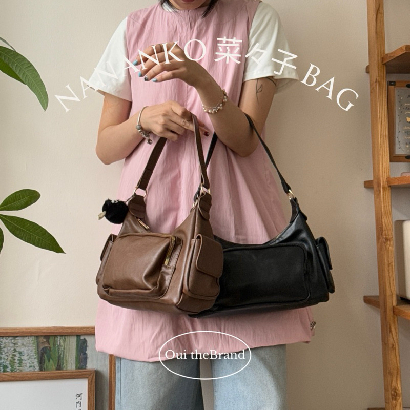 [ Tặng Charm Susu ] 𝗡𝗮𝗻𝗮𝗸𝗼 ななこ 𝗛𝗼𝗯𝗼 𝗕𝗮𝗴 - Túi Hobo Năng Động Nanako ( Ouithebrand ) | BigBuy360 - bigbuy360.vn