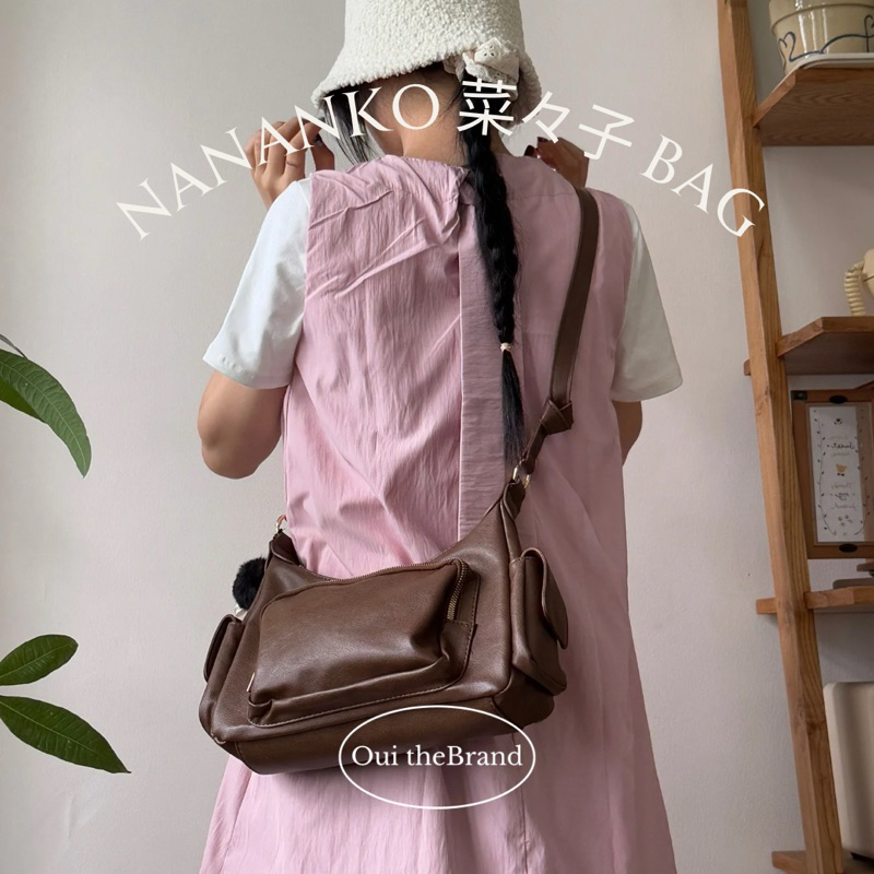 [ Tặng Charm Susu ] 𝗡𝗮𝗻𝗮𝗸𝗼 ななこ 𝗛𝗼𝗯𝗼 𝗕𝗮𝗴 - Túi Hobo Năng Động Nanako ( Ouithebrand ) | BigBuy360 - bigbuy360.vn
