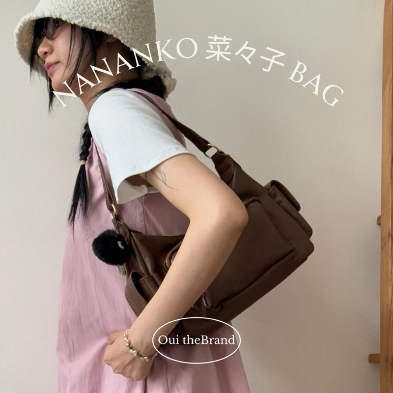 [ Tặng Charm Susu ] 𝗡𝗮𝗻𝗮𝗸𝗼 ななこ 𝗛𝗼𝗯𝗼 𝗕𝗮𝗴 - Túi Hobo Năng Động Nanako ( Ouithebrand ) | BigBuy360 - bigbuy360.vn