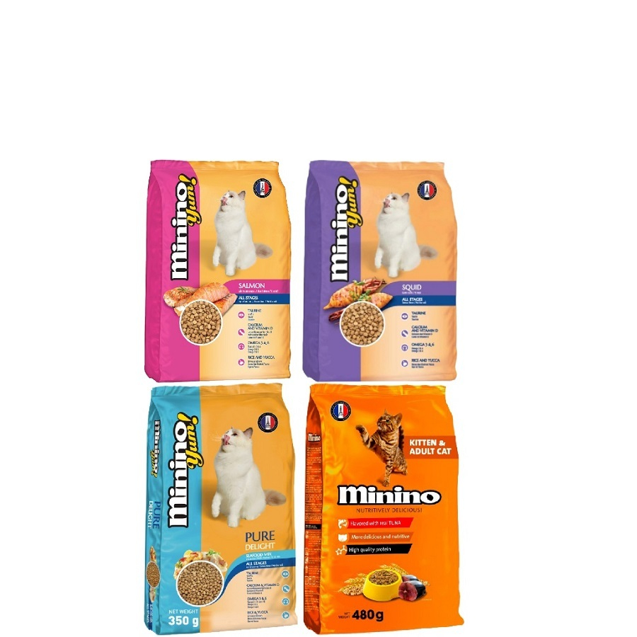 [1.3kg-1.5kg]Hạt Minino Yum/Minino Plus Thức Ăn Cho Mèo Mọi Lứa Tuổi