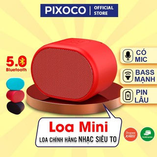  Loa Bluetooth Mini PKD4 Có Mic | Bass Mạnh | Hỗ Trợ Thẻ Nhớ – Hàng Chính Hãng PIXOCO 