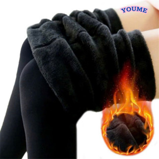 Quần legging lót lông nữ vải loại 1,Quần tất lót lông nữ siêu ấm youme.store