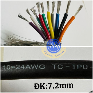 Dây tín hiệu điều khiển 4,6,8 lõi và 10 lõi có chống nhiễu vỏ TPU