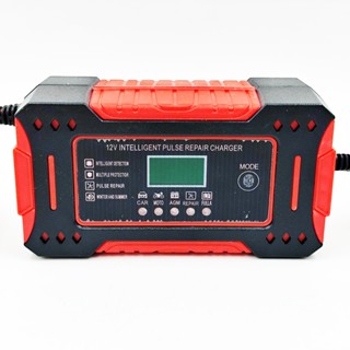  Sạc Bình Ắc Quy 12V 6A INTELLIGEN CHARGER 4AH - 100AH Tự Ngắt Khi Đầy Phục Hồi Ắc Quy Bằng Khử Sunfat Chống Ngược Cực 