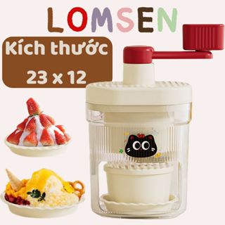  Máy Bào Đá Nhuyễn Mịn LOMSEN - Máy Xay Đá làm Bingsu tại nhà tiện lợi 