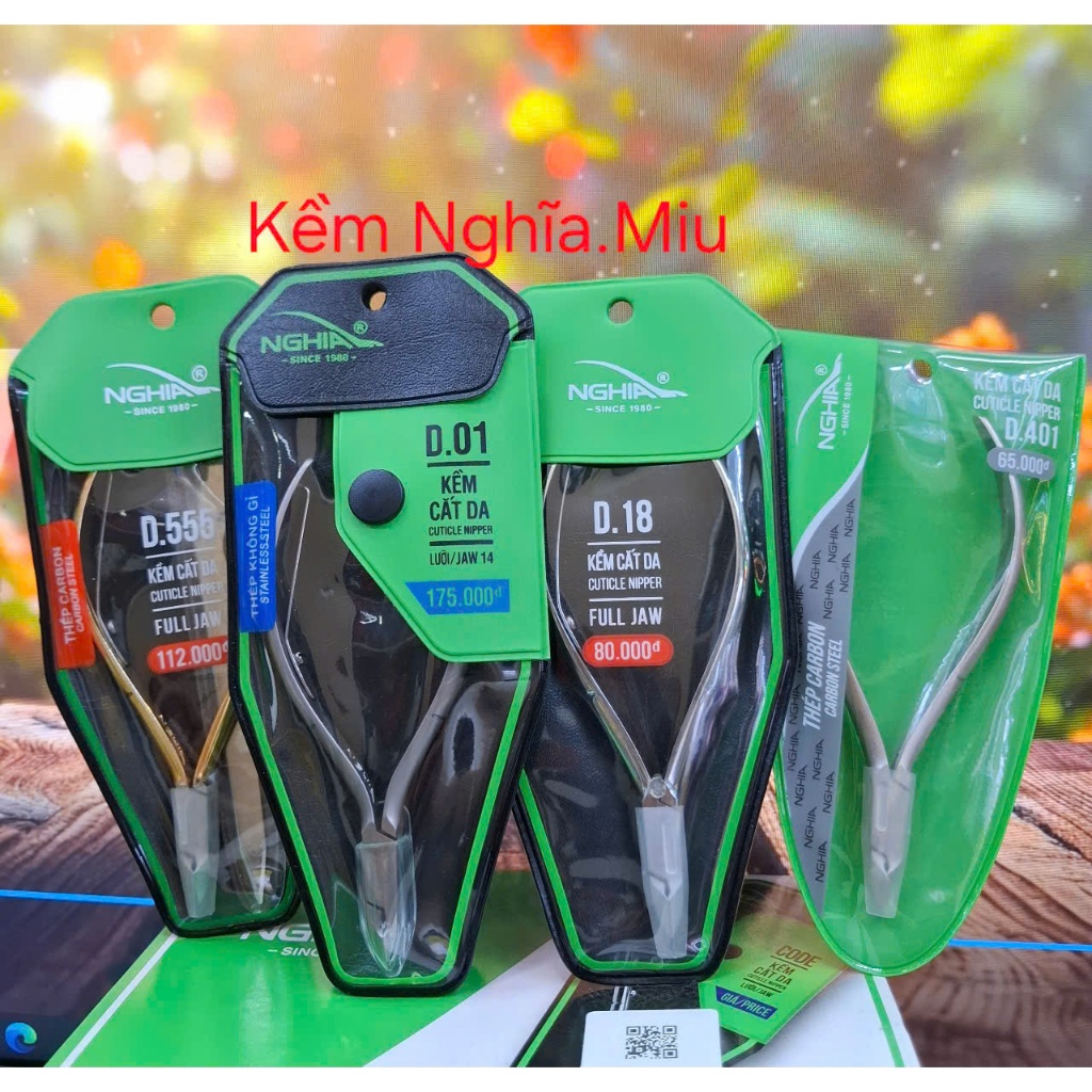 Kềm Nghĩa, Kềm Cắt Da, Kềm Cắt Móng, Bấm Móng,Thép Không Gỉ Chuyên Dụng D01,D04,D06,D09,D08,D555