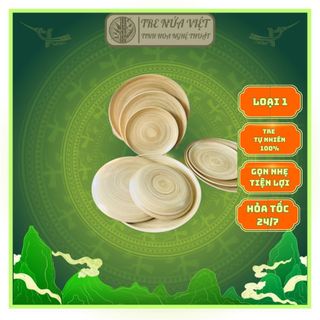  Khay Tre Gỗ Đĩa Tre Decor – Đựng Hạt Hoa Quả Tết Trang Trí Bàn Ăn Quán Cà Phê 