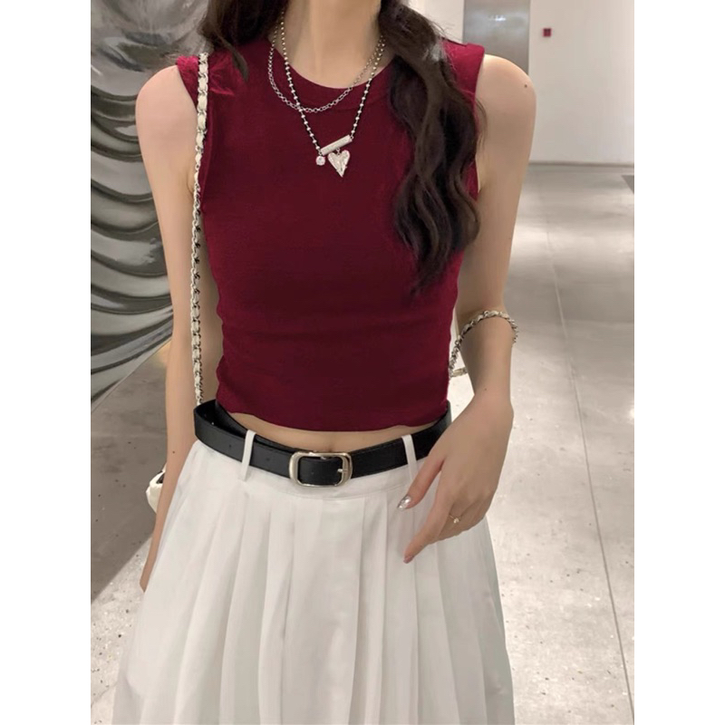 Áo Ba Lỗ Nữ Cotton Mịn Mát LENOGl, Áo 2 Dây Nữ Bản To, TankTop Nữ Phù Hợp Đi Tập Đi Chơi m681 | BigBuy360 - bigbuy360.vn