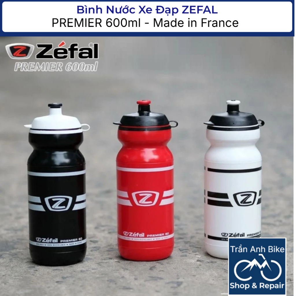 Bình Nước Xe Đạp ZEFAL PREMIER 600ml
