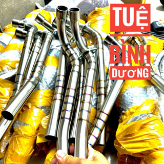 cổ inox sirius, cổ pô sirius size 27mm hàn pô zin thay cổ inox chống gĩ sét