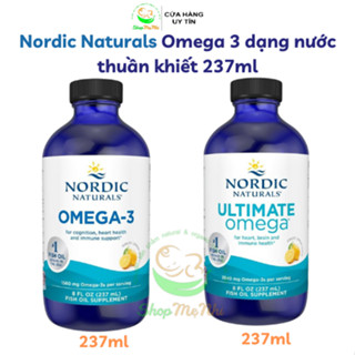  Nordic naturals Omega 3 dạng nước hàm lượng cao từ nguồn cá tinh khiết 237ml. 