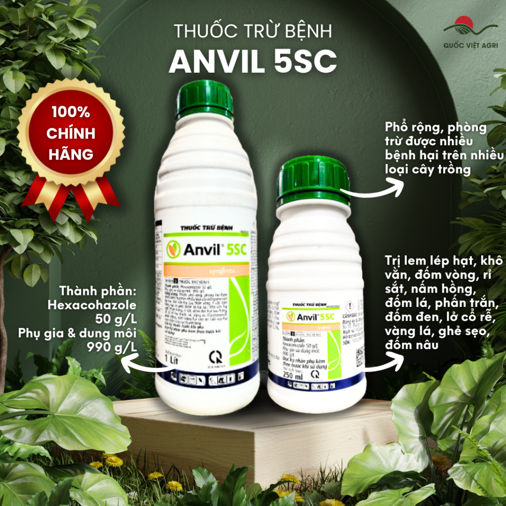 Thuốc trừ bệnh ANVIL 5SC (250ml - 1L) - CHÍNH HÃNG Syngenta