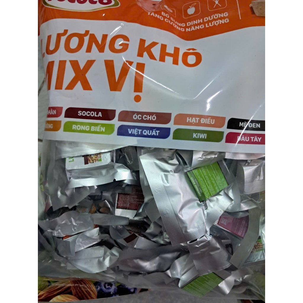 Bán Sỉ 1 Kg Lương Khô Mix 12 vị Fucuco