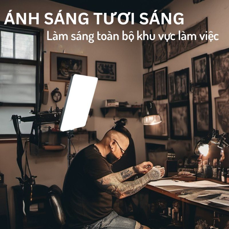 Đèn Studio camera light hỗ trợ  chụp ảnh sản phẩm livestream bán hàng quay video chuyên nghiệp | BigBuy360 - bigbuy360.vn