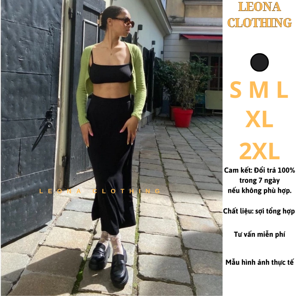 Chân Váy Bí Phồng Cạp Trễ - CV00003 - Leona Clothing.