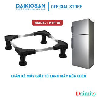 Chân kê máy giặt, tủ lạnh, máy rửa chén Daimito inox cao cấp [Hỏa tốc HCM]