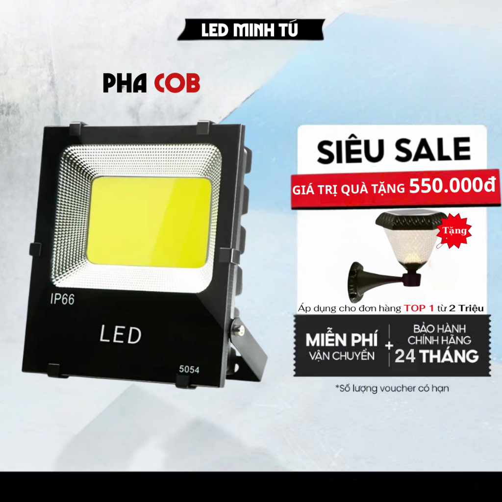 Đèn Pha Led COB 5054 đủ công suất