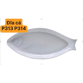 Đĩa phíp nhựa melamine  hình con cá đủ kích thước
