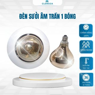 Đèn Sưởi Nhà Tắm 275W, Đèn Âm Trần Hồng Ngoại Areti, Đèn Sưởi Nhà Tắm Nano Chống Nổ, Bảo hành 36 Tháng 1 Đổi 1