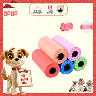 Túi nilon đựng phân CHÓ MÈO - Cuộn gồm 15 túi (30*22)cm - Đặt tối thiểu 10 cuộn